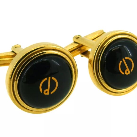 dunhill cuff d mark Gold Hardware Authentic - Picture 2 of 8